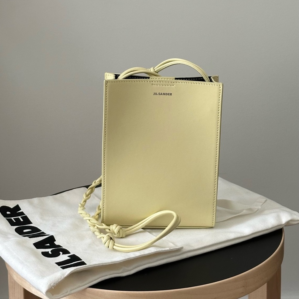 Jil Sander Yellow Tangle Bag - Small
